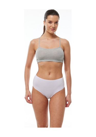 Malabadi Kadın Siyah Beyaz Gri 6 Lı Paket Modal Yüksek Bel Slip Külot 1955 Siyah Beyaz Gri