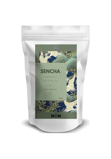 Mim Tea Sencha Tea Saf Japon Yeşil Çayı 100 G