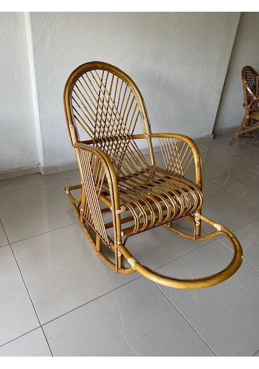 Klasbambumobilya  Bambu Sallanan Sandalye Tv Koltuğu