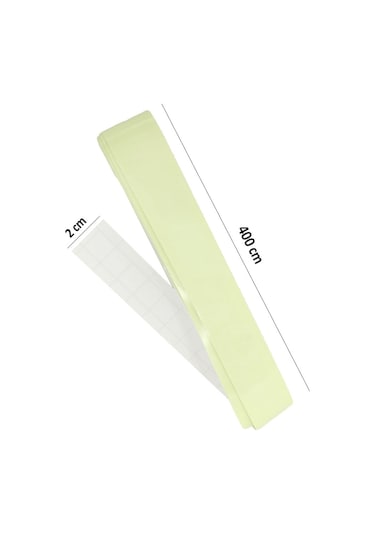 Karanlıkta Işık Veren Yansıyan 4 Metre Fosforlu Yeşil Şerit Bant (432996392)