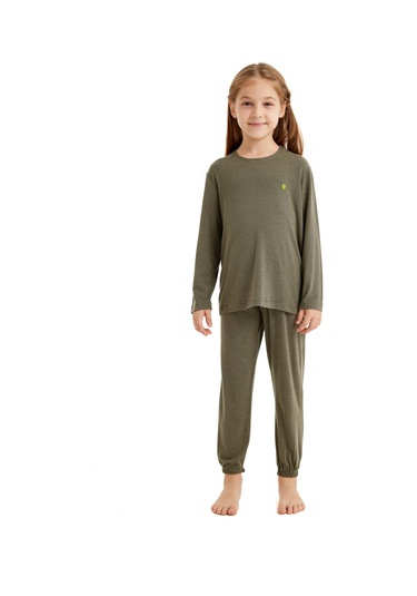 Çocuk Pijama Takımı 60514 - Yeşil