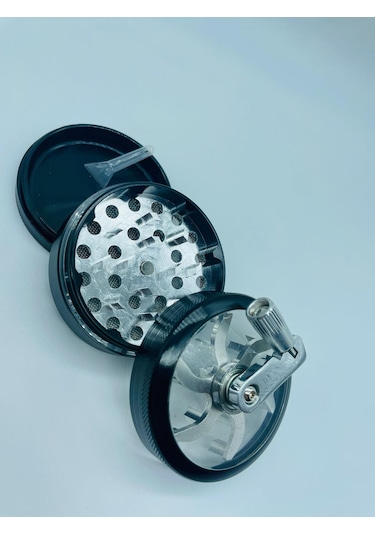 Tobaccoturk724 Çelik Metal 3 Parça Tutun öğütücü Grinder 62 MM aly285