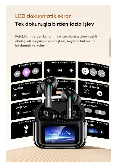 Biriva TP29 Bluetooth 6.0 AI Dil Çevirili Kulak İçi Kulaklık