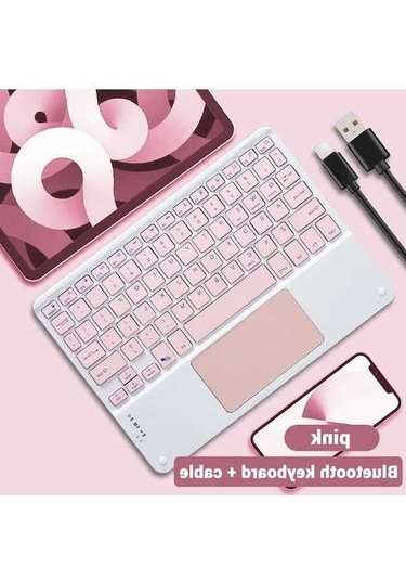 Willowhaven Bluetooth Kablosuz Klavye Fare, İpad Uyumlu, Air Mavi, Korean Dil, Samsung Xiaomi Tablet İçin