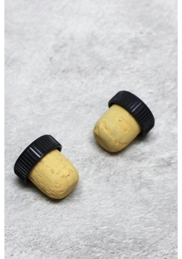 6 Adet Çevirmeli Kapaklı Mantar Tıpa