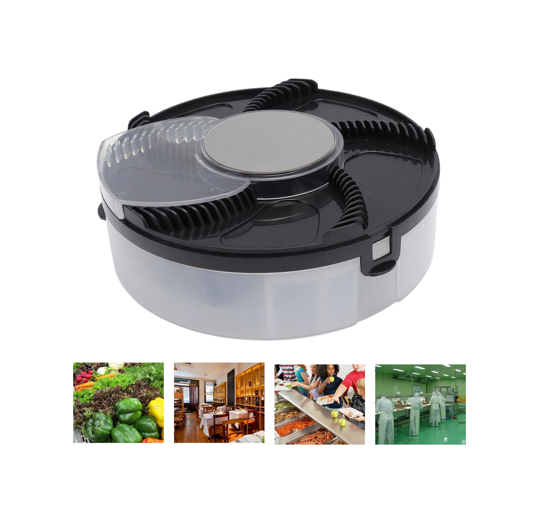 Kangvka Usb Li-poly Bataryalı Elektrikli Sinek Tutucu, Yıkama Kolay, Sessiz Motor, Restoran Mutfak Ev Kullanımı, Siyah Abs Malzeme