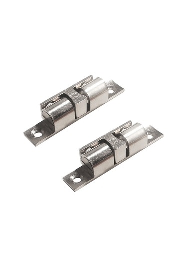 2 Adet Kabine Manyetik Bahar Toka Bilyalı Kapı Enayi, Stil: Büyük Gümüş Diğer