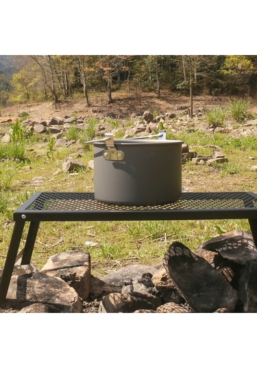 4.2L Alümina Oksit Pot Asılı Pot Kamp Sırt Çantasıyla Yürüyüş Piknik Için Kapaklı Fda Sertifikası Yok