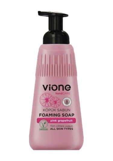 Vione Köpük Sabun El Ve Yüz İçin Pembe Greyfurt 500ml