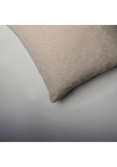 Sezyon Yuna Desenli 45 45 Bej Kırlent Kılıfı Bej