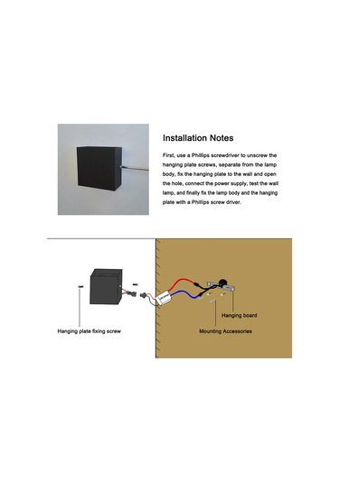 Youmex Led Duvar Lambası - Beyaz, 6w Beyaz Işık, Parlaklık Ayarlı - Oturma Odası, Yatak Odası, Koridor Için Beyaz