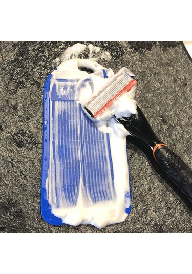 Mufunye Tıraş Bıçağı Bileyici - 150 Tıraşa Kadar Keskin Tutar, Mavi/siyah Seçenekli