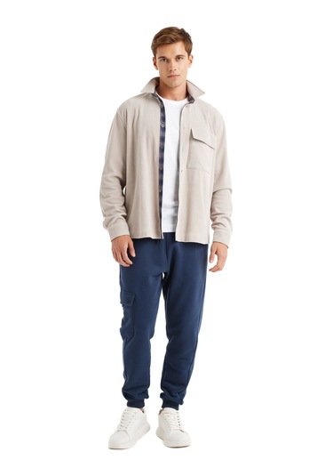 Blackspade Erkek Gömlek 40634 - Krem Krem