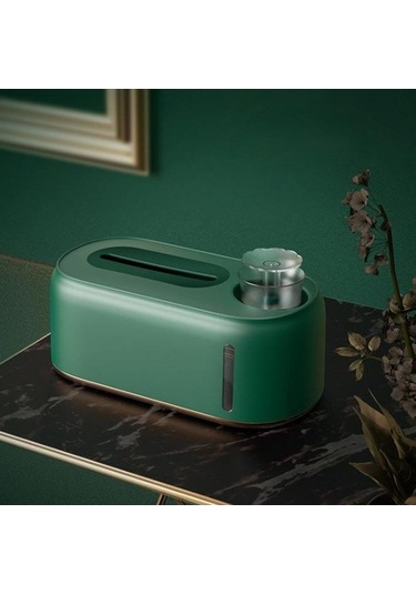 Pazly Yükseltme Yeşil Suntek Nemlendirici Mendil Kutusu Kapaklı Islak Dispenser Oq Yeşil