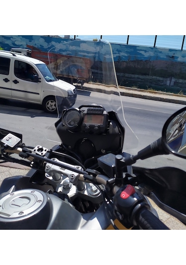 Yamaha Tenere Xtz660 Uzun Ön Cam Şeffaf Zeus 50 CM 4 MM