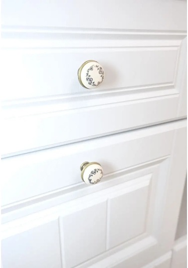 Centr Mebel'noj Furnitury Mutfak Dolapları İçin 10 Adet Bronz-krem Renkli Kulplar 141608431 Bronz Rengi