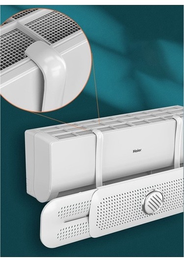 Castleofangels Ölçeklenebilir Klima Ön Camı - Rüzgar Geçirmez, Doğrudan Üfleme Önleyici, Kolay Montajlı