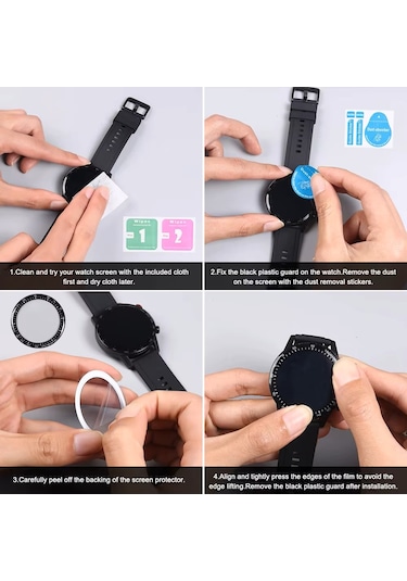 Huawei Watch Gt 6 Pro 46mm Uyumlu Tam Koruyan Ekran Koruyucu
