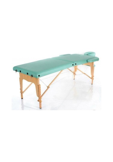 Medikalbirlik Ahşap 2 Parça Katlanabiir Masaj Masası Yeşil Vmaxi0133