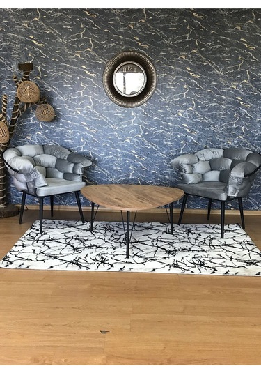 Yirmi15 90x90 Cm Atlantik Çam Desen Orta Sehpa