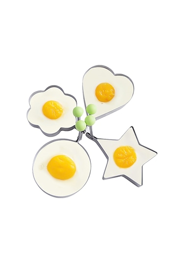 4 Arada 1 Paslanmaz Çelik Kızarmış Yumurta Gözleme Kalıbı Diğer