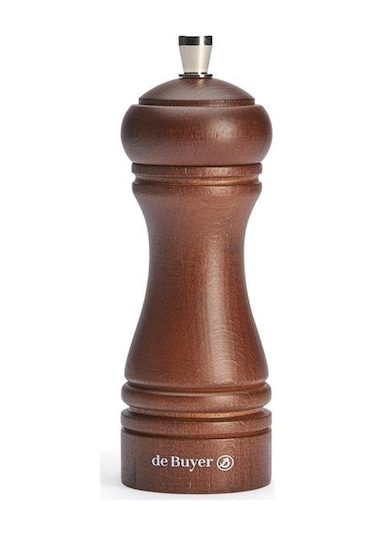De Buyer Tuz Değirmeni Ahşap 14 Cm-koyu Kahve