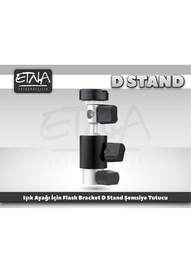 Tewise Işık Ayağı Uyumlu Flaş Braket D Stand Şemsiye Tutucu