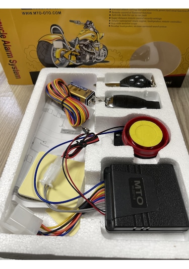 Motosiklet Alarm Motor Kilitlemeli