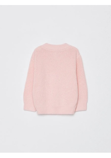 Sela Pamuklu Temel Örgü Kazak 481858690 Tozlu Pembe