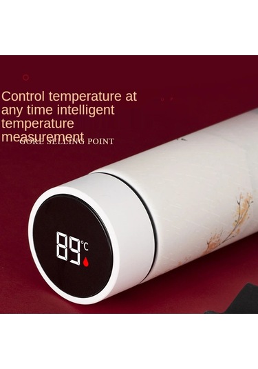 Çin Tarzı Termo Şişe Fincan Akıllı Sıcaklık Göstergesi İçme İsı Diğer Çok Renkli