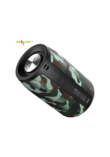 Ranyeek Zealot S32 Taşınabilir Bluetooth Hoparlör: Yağmurlu Kamuflaj, Tf Kart, Usb, Aux Girişi İle Çok Yönlü Ses Deneyimi