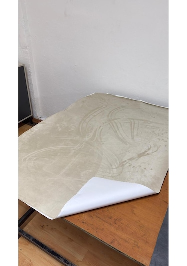Kendinden Yapışkanlı Alkantara Süet Suni Deri 100 X 150 -koyu Bej Koyu Bej