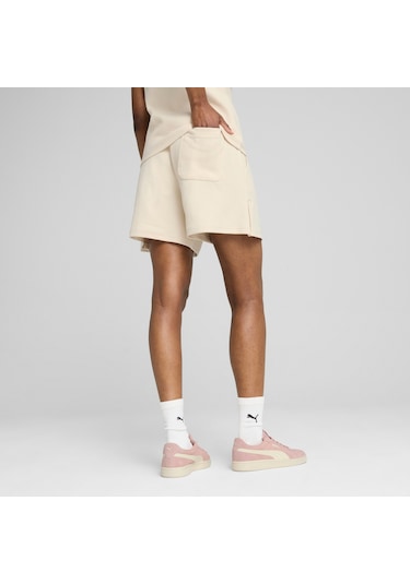 Puma Her Kadın Yüksek Bel Şort 685062 87 Beyaz