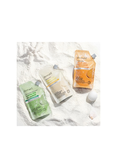 Dermokil Beyazlatıcı Etkili Pirinç Özü Kil Maske 30 Ml