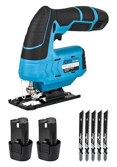Dynamic Tech JS8501 12 V 2 AH Çift Akülü Şarjlı Dekupaj Testere Makinesi