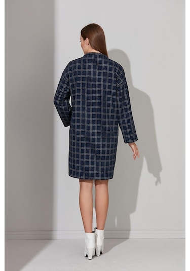 Alexander Gardi Alexander Gardı Düğmeli Astarsız Oversize Kaban B22-158209 001