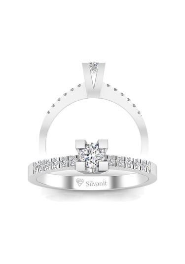 0,25 Karat Pırlanta Tektaş Yüzük (464658049)