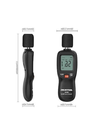 Novahub Jms Metre 30-130db Lcd Ses Seviyesi Ölçer - Gürültü Dijital Ölçüm Cihazı