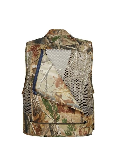 Suntek Erkekler Outdoor Çok Cepli Yelek Fly Fishing Photography - Çöl Kamuflajı Çok Renkli