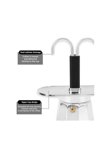 Flybuy Fincan Kahve Makinesi, 100ml Mini Kahve Potu, Çift Kafa Sistemi Diğer