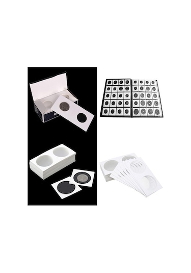 Trendooze Homyl 50 Adet Beyaz Karton Para Tutacağı 2x2 17,5-mm Farklı Ürün Beyaz