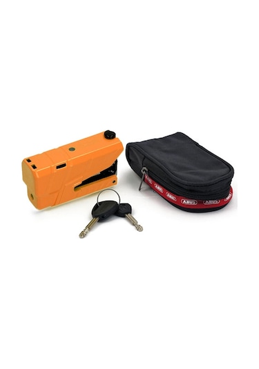 Abus Kilit 8077 Granit Detecto x-Plus Turuncu Alarmlı Disk Kilidi N11.4091