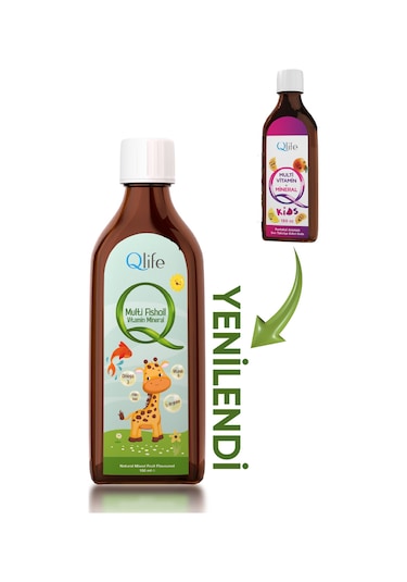 Qlife Multivitamin Mineral Kids Şurup 150 ML