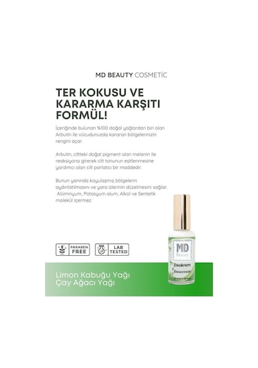 Md Beauty Deo Krem 50 ML