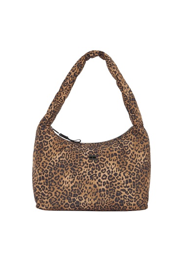 Tjw Urban Leopard Hobo Kadın Çanta-9502 Kahverengi