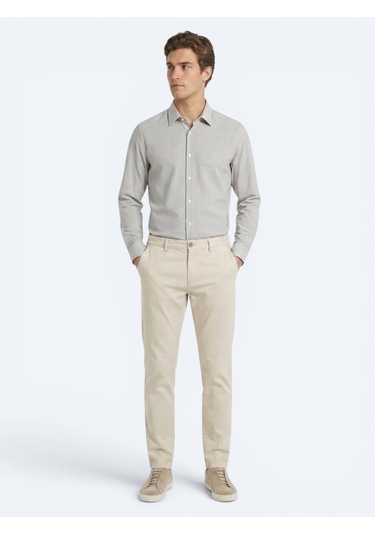 Kip Bej Kumaş Jogging Fit Casual Pantolon