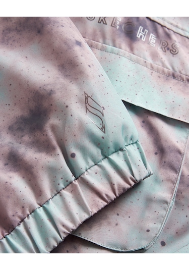 Skechers W Micro Collection Rain Jacket Kadın Yeşil Mont S242121-299 Yeşil