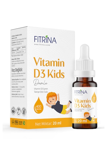 Fıtrina Vitamin D3 Kids Damla 20 Ml