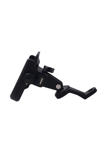 Motowolf Motosiklet Ayna Bağlama Telefon Tutucu Usb Hızlı Şarj