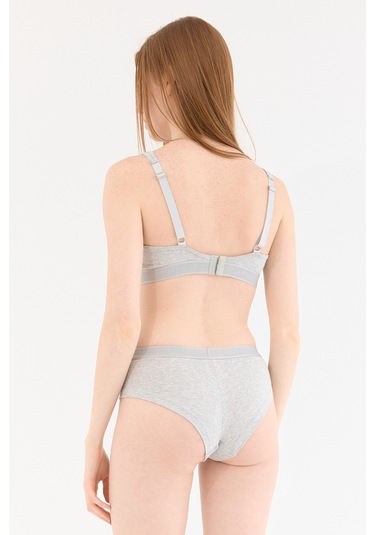 Naphor Touch Gri Boyshort Külot Ten